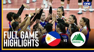 PHI vs POWERFUL DAEGU  FULL GAME HIGHLIGHTS  SERVE SPIKE UNITE EXHIBITION MATCH  JUNE 7 2024 [upl. by Chimene]