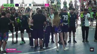 HANDEBOL MASCULINO  AGRÁRIAS x MED UFU  FINAL [upl. by Norym]