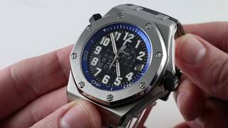 PreOwned Audemars Piguet Royal Oak Offshore Scuba 15701STOOD002CA02 Luxury Watch Review [upl. by Leinod]