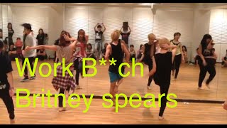 avecoo CHOREOGRAPHYMUSIC Work Bch BY Britney Spears [upl. by Nosloc359]