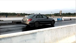 Mercedes C43 AMG 14 mile Race stock [upl. by Leahci162]