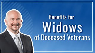 Benefits for Widows and Widowers of Deceased Veterans Accrued Substitution and DIC Benefits [upl. by Sarchet]