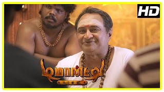 Demonte Colony movie scenes  M S Baskar predicts future  Arulnithi finds M S Baskar deceased [upl. by Ahsiym]