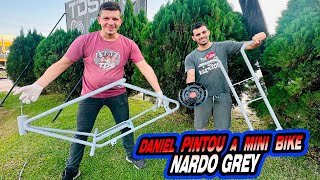 PINTURA da Mini Bike MOTORIZADA 🔥200cc 😱🚀EP 14 [upl. by Doraj]