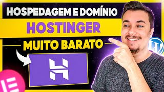 HOSTINGER HOSPEDAGEM DE SITE BARATA E DOMÍNIO  WORDPRESS E ELEMENTOR CRIAR SITE 2022 [upl. by Eintrok418]