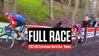 FULL RACE 2023 UCI Cyclocross World Cup Namur [upl. by Atirehgram28]