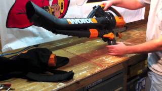 WORX TriVac BlowerMulcherVaccum  Review [upl. by Able]