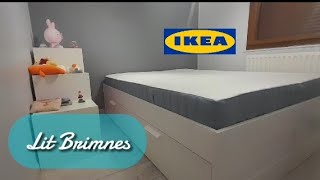 Montage du lit Brimnes de chez Ikea tuto [upl. by Eitisahc852]