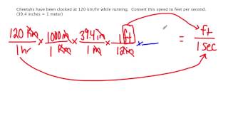 Convert speed in kmhr to ftsec [upl. by Leuams730]