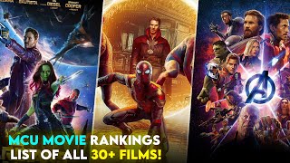 MCU Movie Ranking  From Worst to Best [upl. by Laird]