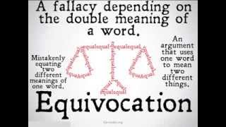 Equivocation Logical Fallacy [upl. by Mcleod377]