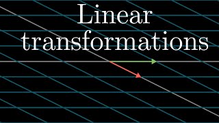 Linear transformations and matrices  Chapter 3 Essence of linear algebra [upl. by Constantina]