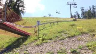 Luge dété à la Colmiane  1600 mètres de sensation [upl. by Anelleh]