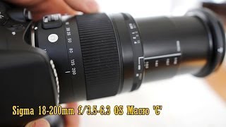 Sigma 18200mm f3563 OS Macro C lens review with samples [upl. by Hplodur]