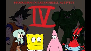 Spongebob in PARANORMAL ACTIVITY 4  A MONSTERS END [upl. by Quiteria]