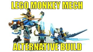 LEGO NINJAGO 70602 ALTERNATIVE BUILD MONKEY WRETCH MECH [upl. by Engle50]