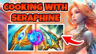 COOKING WITH SERAPHINE🔥Season 14 Seraphine Ranked Gameplay League of Legends [upl. by Atilrac]