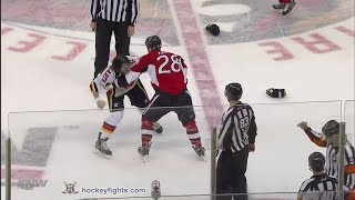 Kevin Westgarth vs Matt Kassian Mar 30 2014 [upl. by Adnahc234]