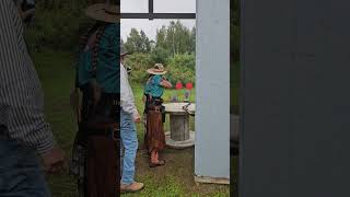 cowboyactionshooting sucker creek cowboys history lead steel 357 girlpower mama sass try [upl. by Adolph806]