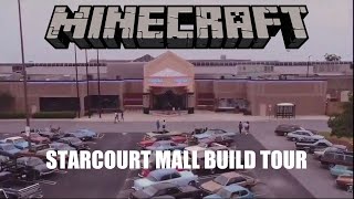 Starcourt Mall Minecraft Build Tour [upl. by Ocicnarf893]