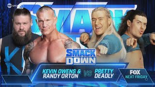 Kevin Owens amp Randy Orton vs Pretty Deadly  WWE SmackDown 2024329 Gameplay [upl. by Aklog]