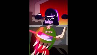 indigo VS Greenfnffnf imposterrodamrixfnf imposter VS rodamrixamong usamong us animation [upl. by Noryak]