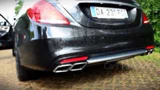 Mercedes S63 AMG  Sound exhaust 2015 [upl. by Nnoved965]