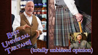 Most Popular Universal Tartans for Kilts [upl. by Novah]