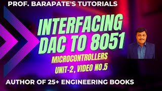 INTERFACING DAC TO 8051 [upl. by Anaibaf]