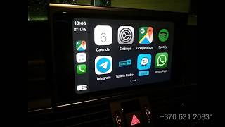 Audi S6 C7 2015 FL CarPlay ir Android Auto aktyvavimas [upl. by Theurich]