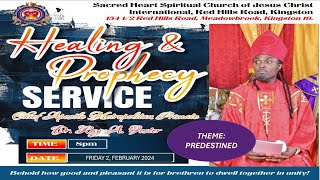 PREDESTINED  PROPHECY HEALING AND DELIVERANCE SERVICE  PART 2 [upl. by Maillw]