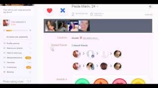 Buscar personas en Facebook via amigos compartidos de Badoo Encuentros [upl. by Waldo]