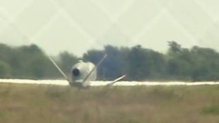 RQ4 Global Hawk Takeoff [upl. by Nadruoj]