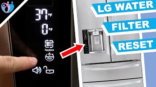 how to reset lg refrigerator water filter light [upl. by Phyllys438]