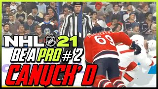 Hits amp Penalty Bits 🏒 NHL 21 Be A Pro 2 [upl. by Ancilin]