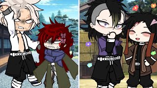 Younger siblings VS older siblings 😮🤔 demon slayer Gacha club [upl. by Esmerelda]