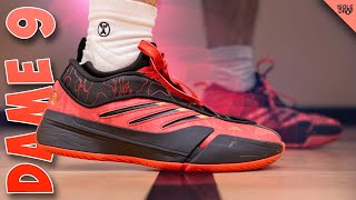 Adidas BEST HOOP SHOE Adidas Dame 9 Performance Review [upl. by Fullerton]