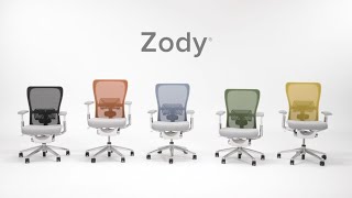 Haworth Zody Chair Adjustment Guide [upl. by Aicilanna]