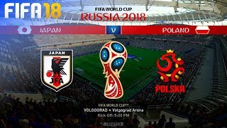 FIFA 18 World Cup  Japan vs Poland  Volgograd Arena Group H [upl. by Doley]