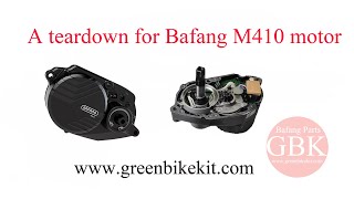 Bafang M410 G333 motor tear down [upl. by Ardeen]