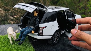 Unboxing of Mini Range Rover Vogue SV 118 Diecast Car with Interiors  Land Rover Lifestyle [upl. by Ribak557]