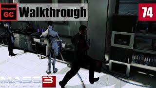 Mass Effect 3 74  Citadel Cerberus Turian Poison  Walkthrough [upl. by Zohar702]