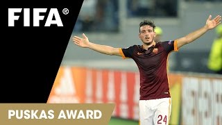 Alessandro Florenzi goal  FIFA Puskas Award 2015 Nominee [upl. by Durkee763]