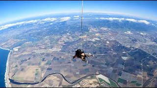 18th birthday First Time Skydiving at 18000 feet  Worlds Highest Tandem Jump [upl. by Artemahs]