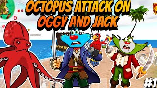 OGGY AND JACK TREPED IN TAPU  LAST PIRATE SERVIVAL GAME 1 [upl. by Ludie]