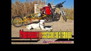 Bicicleta con remolque y un perro  Presentacion [upl. by Valentijn]