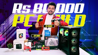 Rs 80000 Gaming amp Editing PC Build 2023  Intel i513400F amp RTX 3060 [upl. by Neros992]