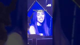 Todos Somos Emilia Mernes en CONCIERTO de Nicki nicole 😳 SHORTS [upl. by Yseulta]