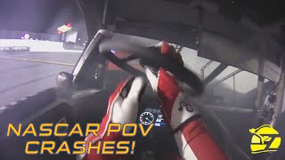 NASCARs Most Insane Helmet Cam First Person Crashes 3 [upl. by Chong]