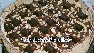 Torta di Wafer e cioccolato facile veloce in pochi minuti [upl. by Akissej339]